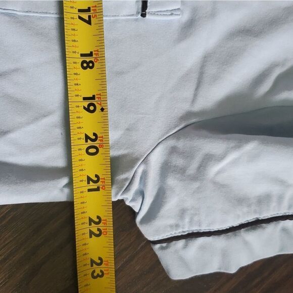 XL Pajama Top Short Sleeve Light Blue Black Edging Soft Loungewear PJ'S Sleep Sh - Picture 8 of 8